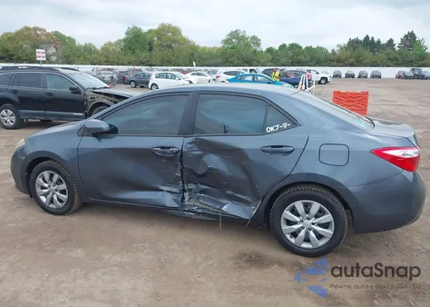 2015 Toyota Corolla Le from USA, damaged, VIN 2T1BURHE2FC448935